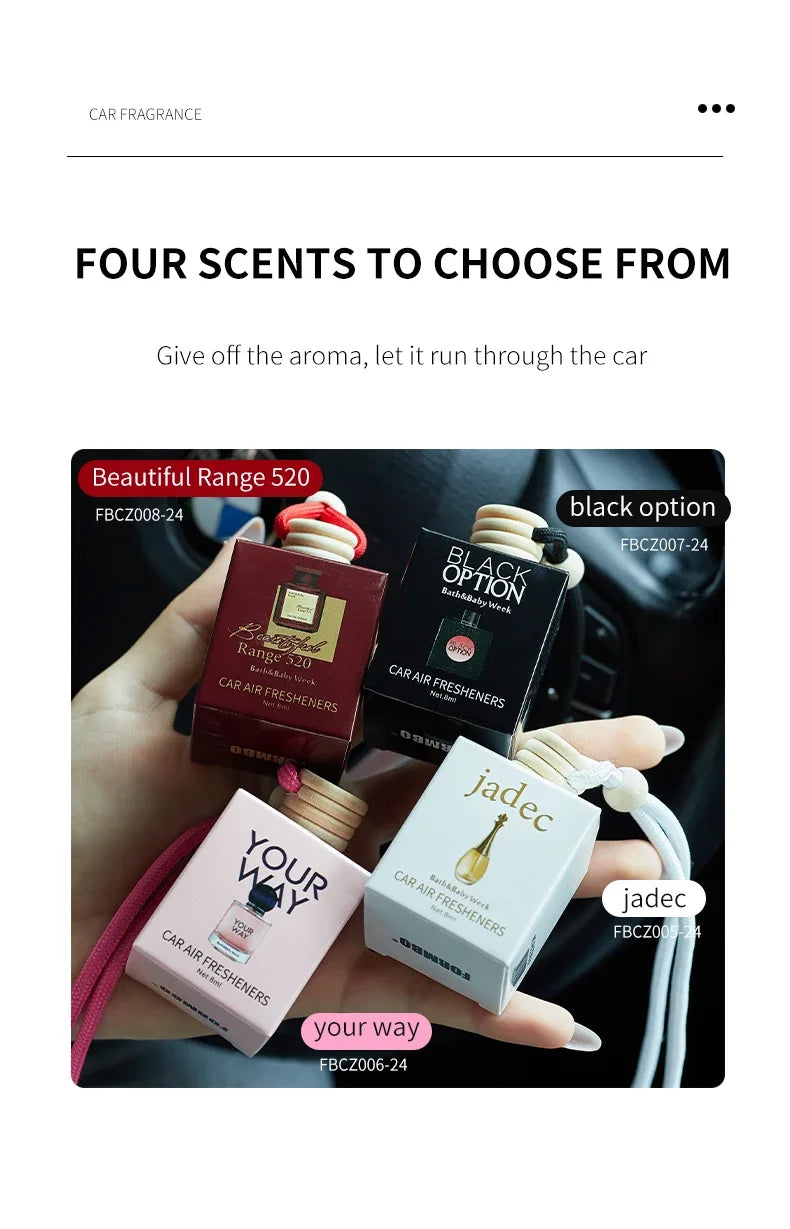 Perfume Bottle Car Perfume, Long-term Car Air Freshener, Car Perfume Used for Car Interior Accessories, Keep Charming and Fresh