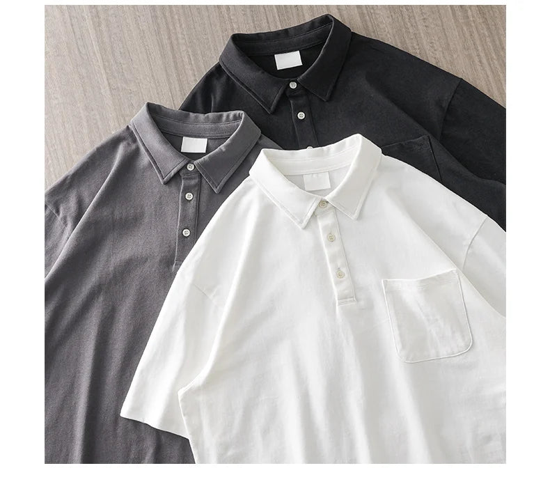 Heavyweight Cotton Pocket Summer Polo