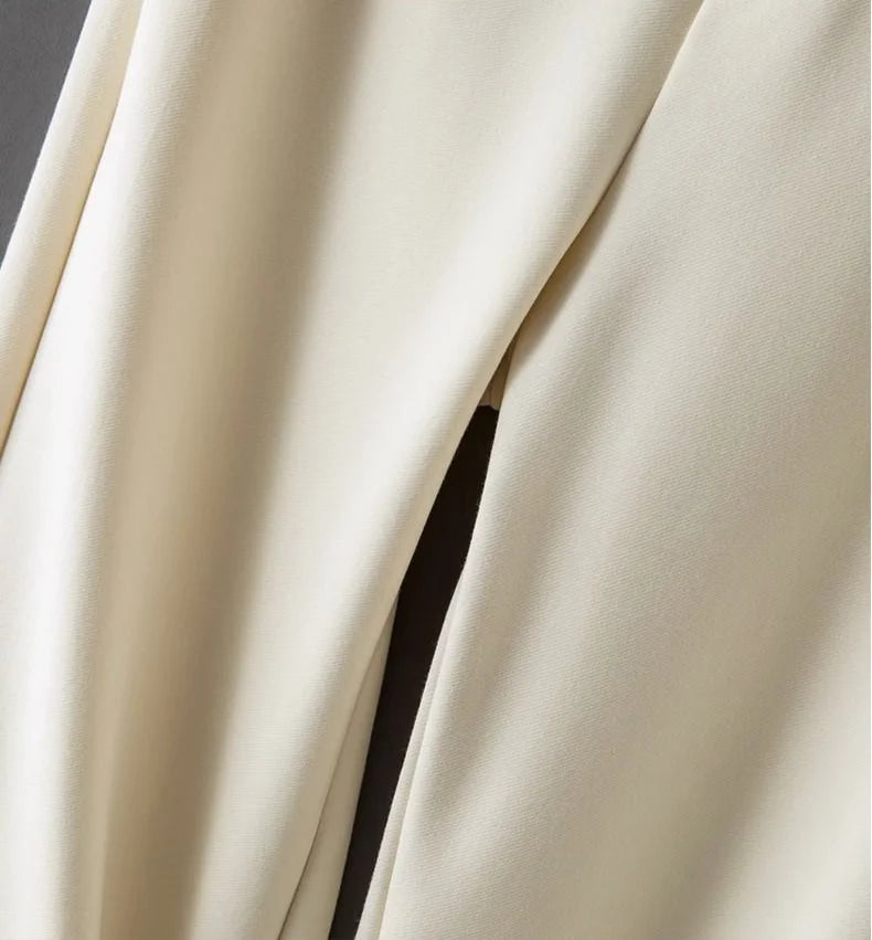 Fluid Wide Leg Office Slacks