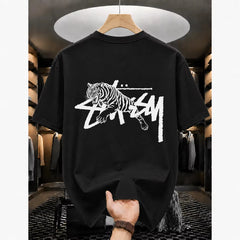 2026 Summer New Women's T-shirts Luxury Printed Top Pattern Short Sleeve Hip Hop T-shirt Men's Clothing Women's Alphabet T Shirt