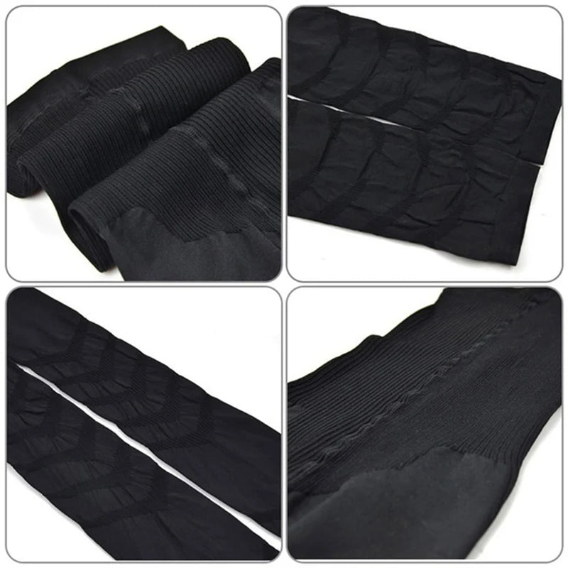 High Waist Leggings Women Sculpting Firm Control Leg Tummy Flat Skinny Slimming Tights Thigh Slimmer Footless Pants Stretchy