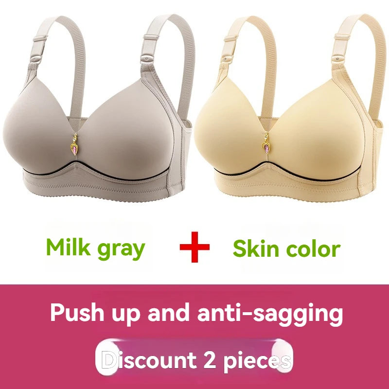 Teenage Girls Sports Bras Without Underwire  Comfortable  Breathable  With Non-magnetic Thin Cups  Suitable For All Seasons