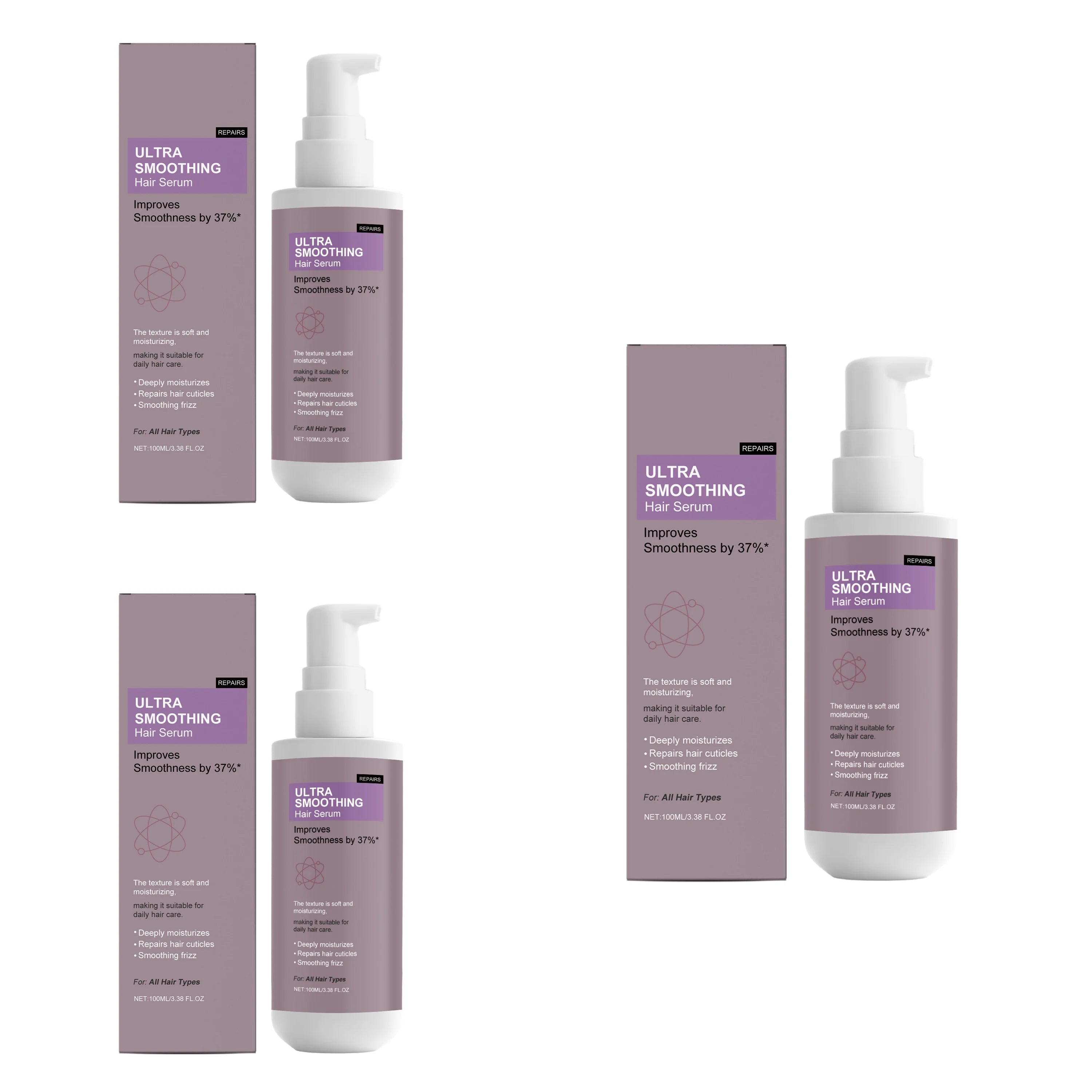 Soft and Moisturizing Hair Essence - Gently Nourishes and Cares for Frizzy Hair, Keeps Hair Light and Smooth, Perfect for Everyd