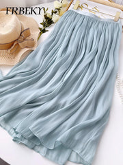 TITLE: Sophisticated Style A Line Skirt