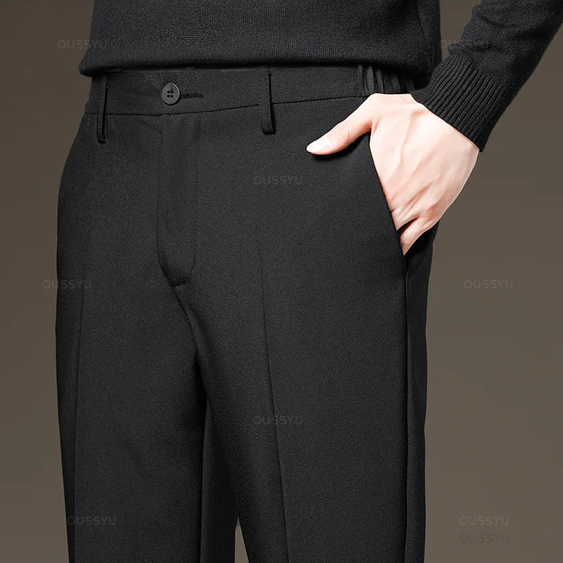 Slim Fit Korean Business Trousers