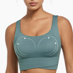 High Impact Sports Bras for Women High Support Padded Sports Bra Workout Fitness Crop Top for Women Racerback Bra for Yoga