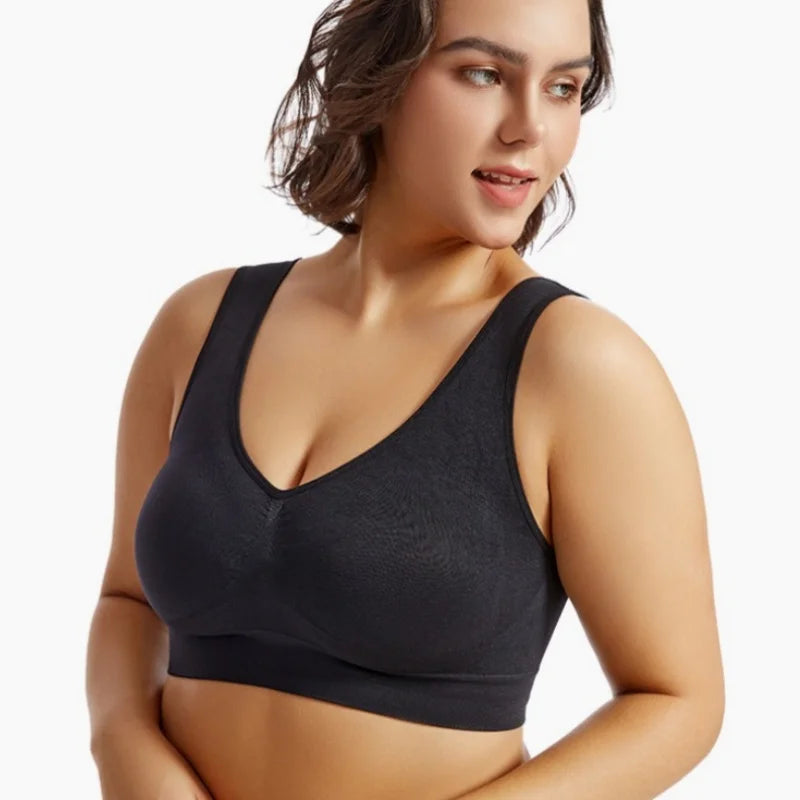 Seamless Sports Bras For Women Push-Up Bra Female Breathable Brassiere No Pads Bralette Solid Color Crop Top Sexy Lingerie S-5XL