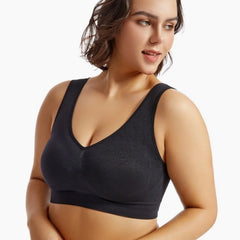 Seamless Sports Bras For Women Push-Up Bra Female Breathable Brassiere No Pads Bralette Solid Color Crop Top Sexy Lingerie S-5XL