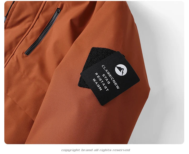 Thick Hooded Hiking Jacket