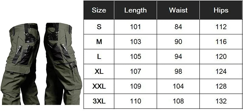 Waterproof Tactical Cargo Combat Pants