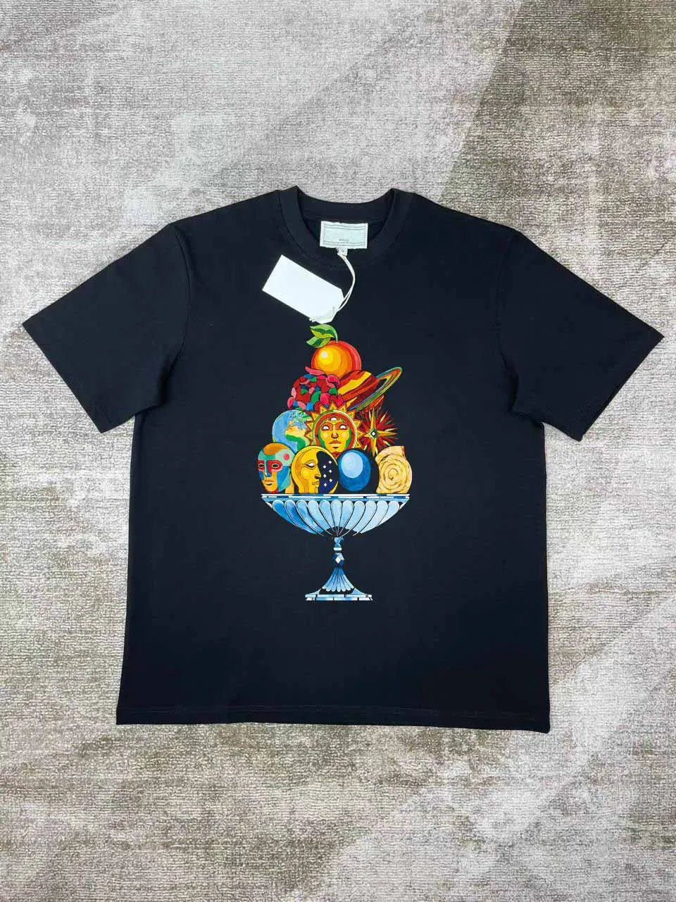 Oversized Fruit Logo Cotton Tee