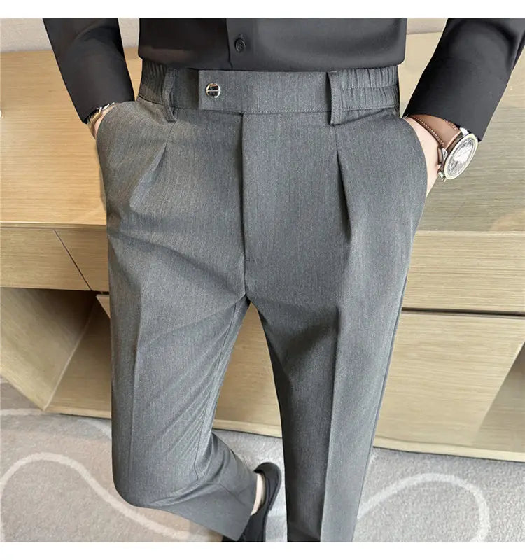 British Slim Fit Business Trousers
