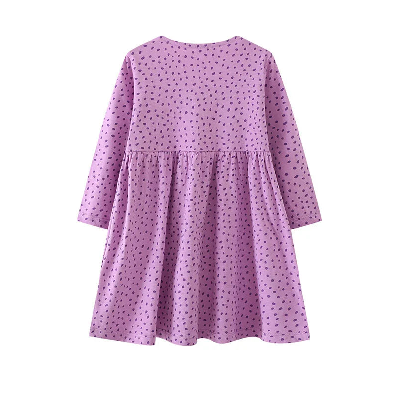 Dancing Animal Polka Girls Dress