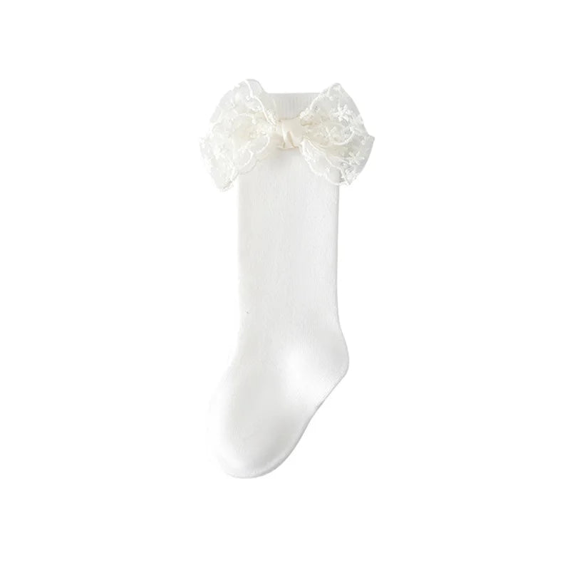Baby Girl Lace Knee Socks