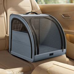 Pet Car Portable Dog Kennel Foldable Scratch Resistant Breathable Cat Bag for Outdoor Use Pet Cat Backpack Carrier