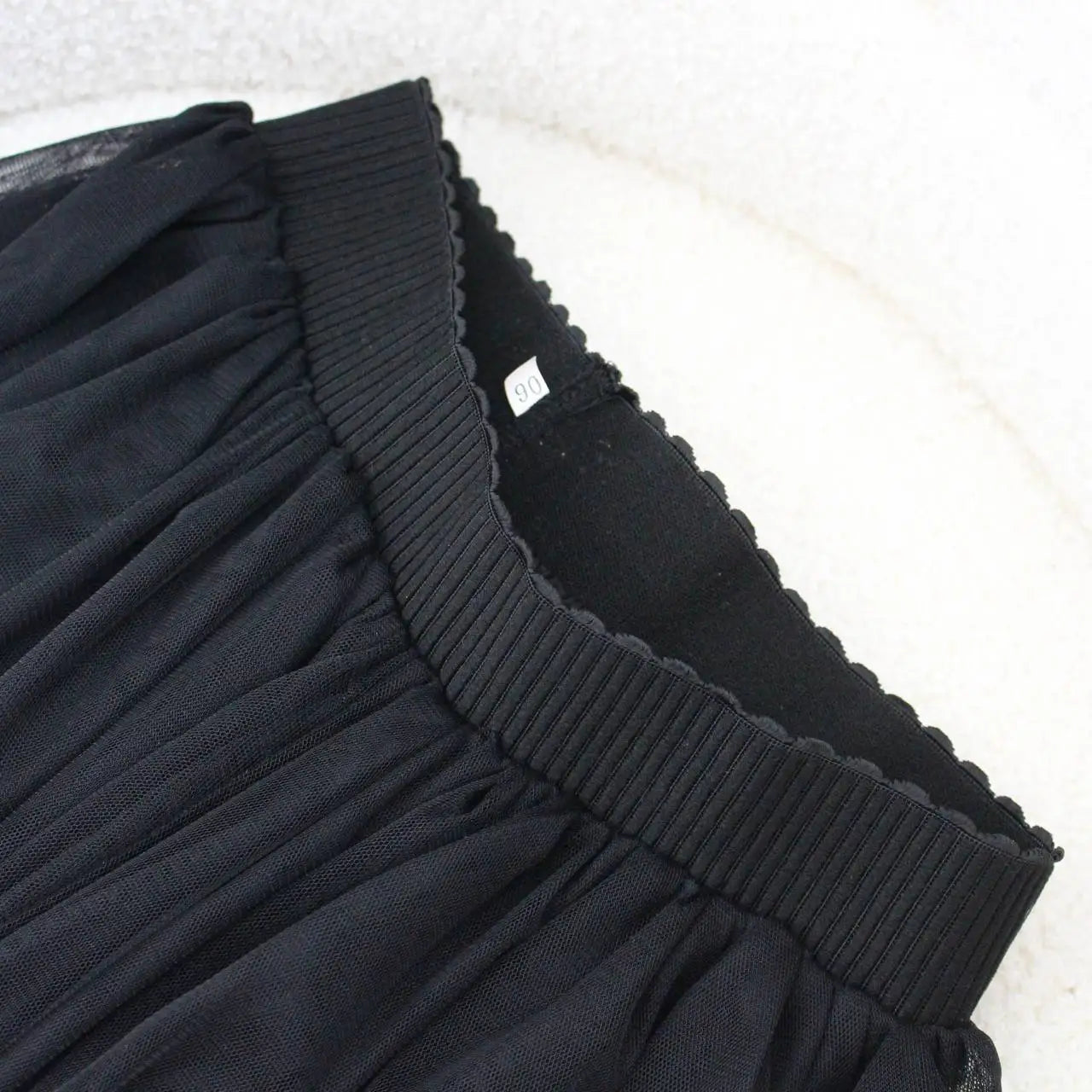 Pleated Lace Cake Midi Skirt