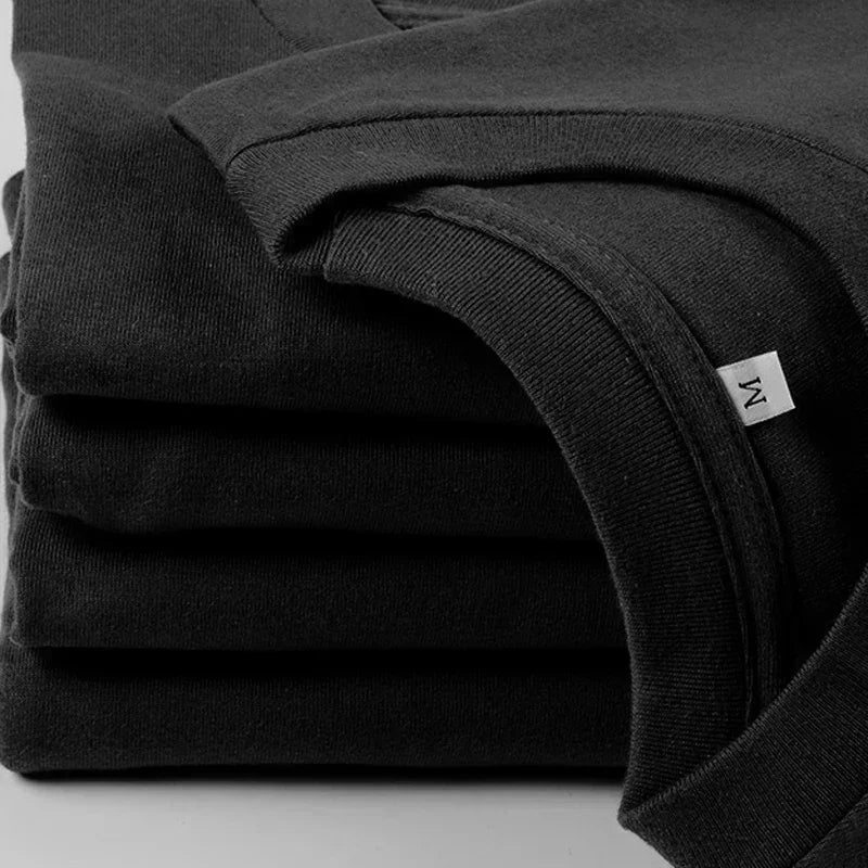 Essential Solid Cotton Casual Tee