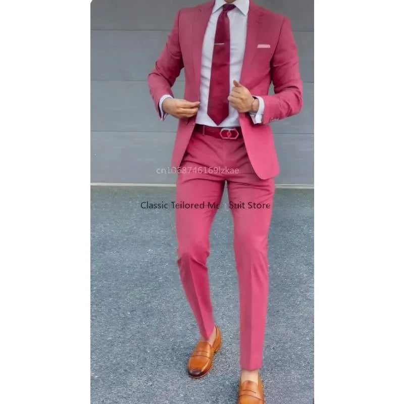 Slim Formal Two Piece Suit