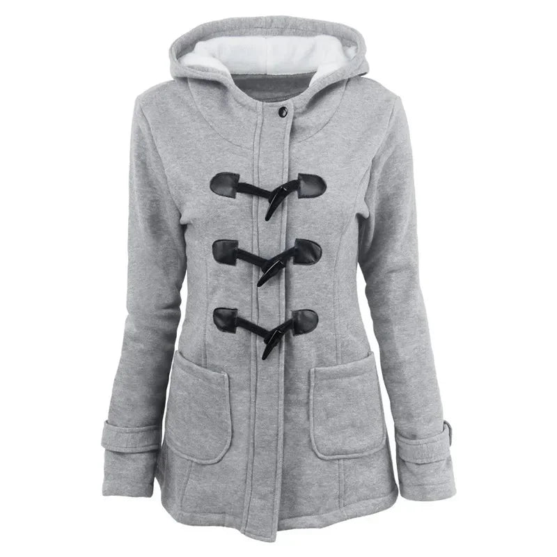 Women Basic Jackets 2025 Autumn Women's Overcoat Zipper Causal Outwear Coat Female Hooded Coat Casaco Feminino Ladies Jacket