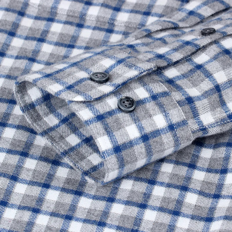 Striped Cotton Long Sleeve Shirt