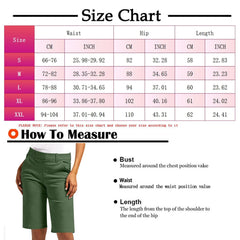 Trendy High Waist Chino Shorts