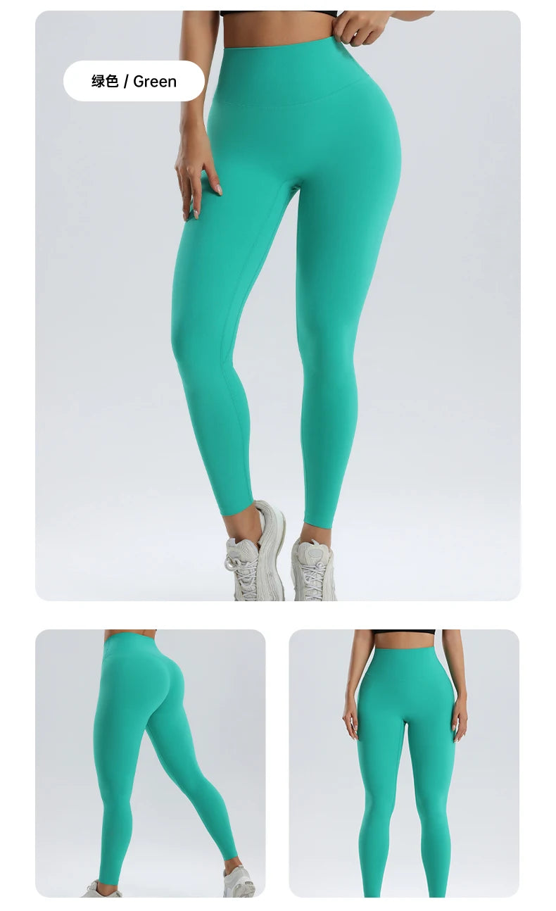Yoga Leggings for Fitness Legging Sport Femme Slim Fit Pants Female Buttery Soft High Waist Leggins Push Up Gym Tights Women