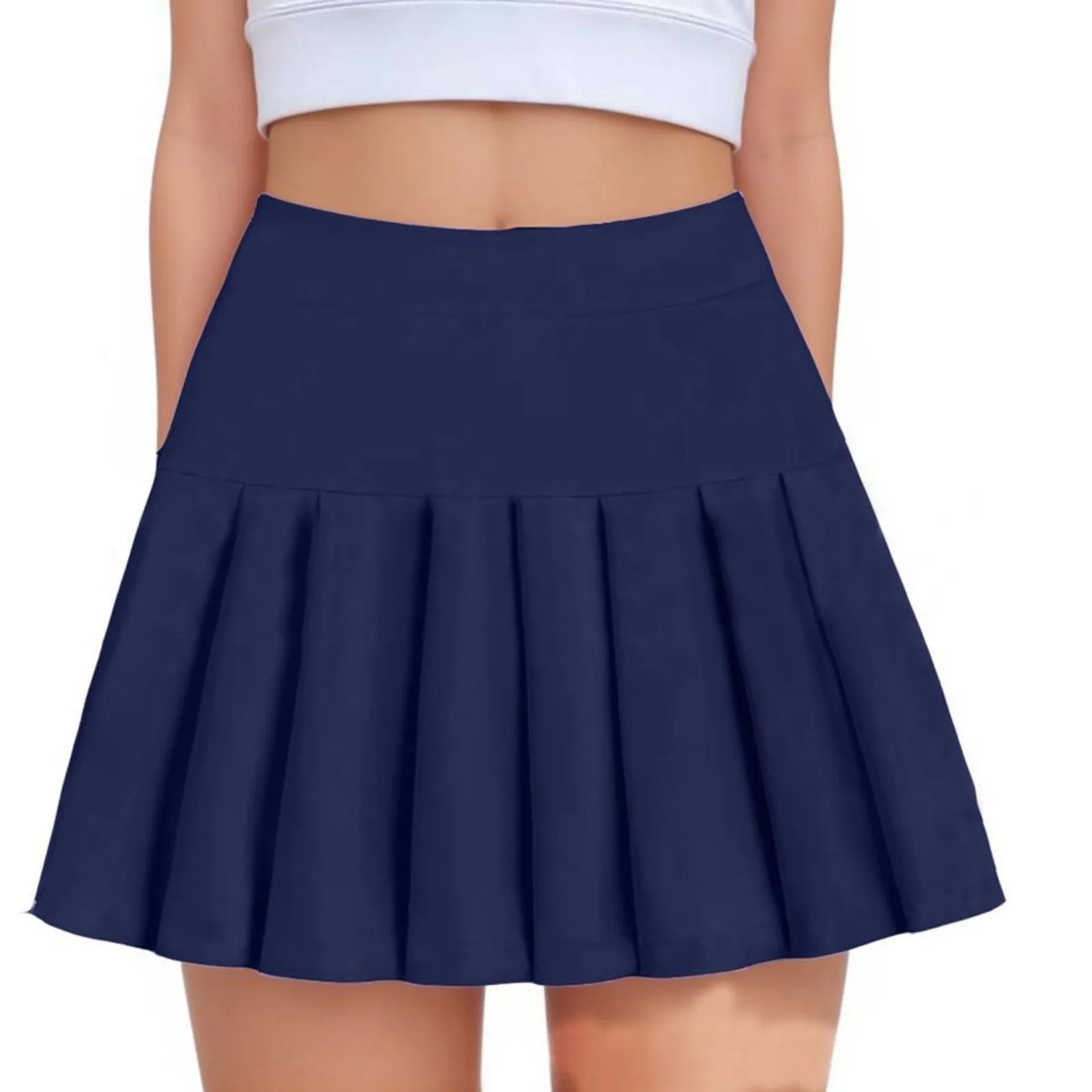 Girls High Waist Ruffle Skirt