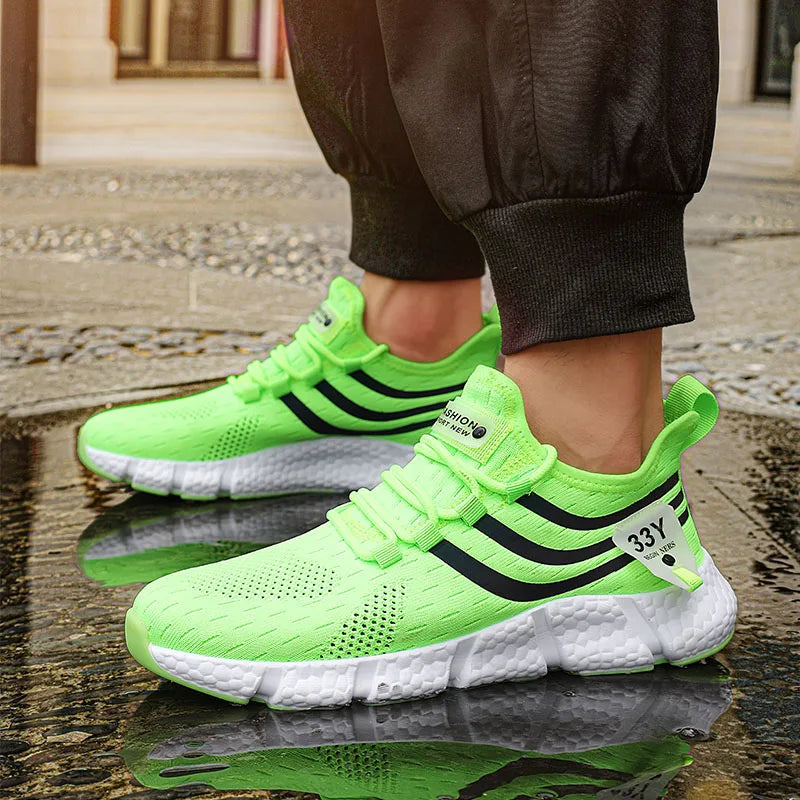 Lightweight Breathable Mesh Sports Sneakers