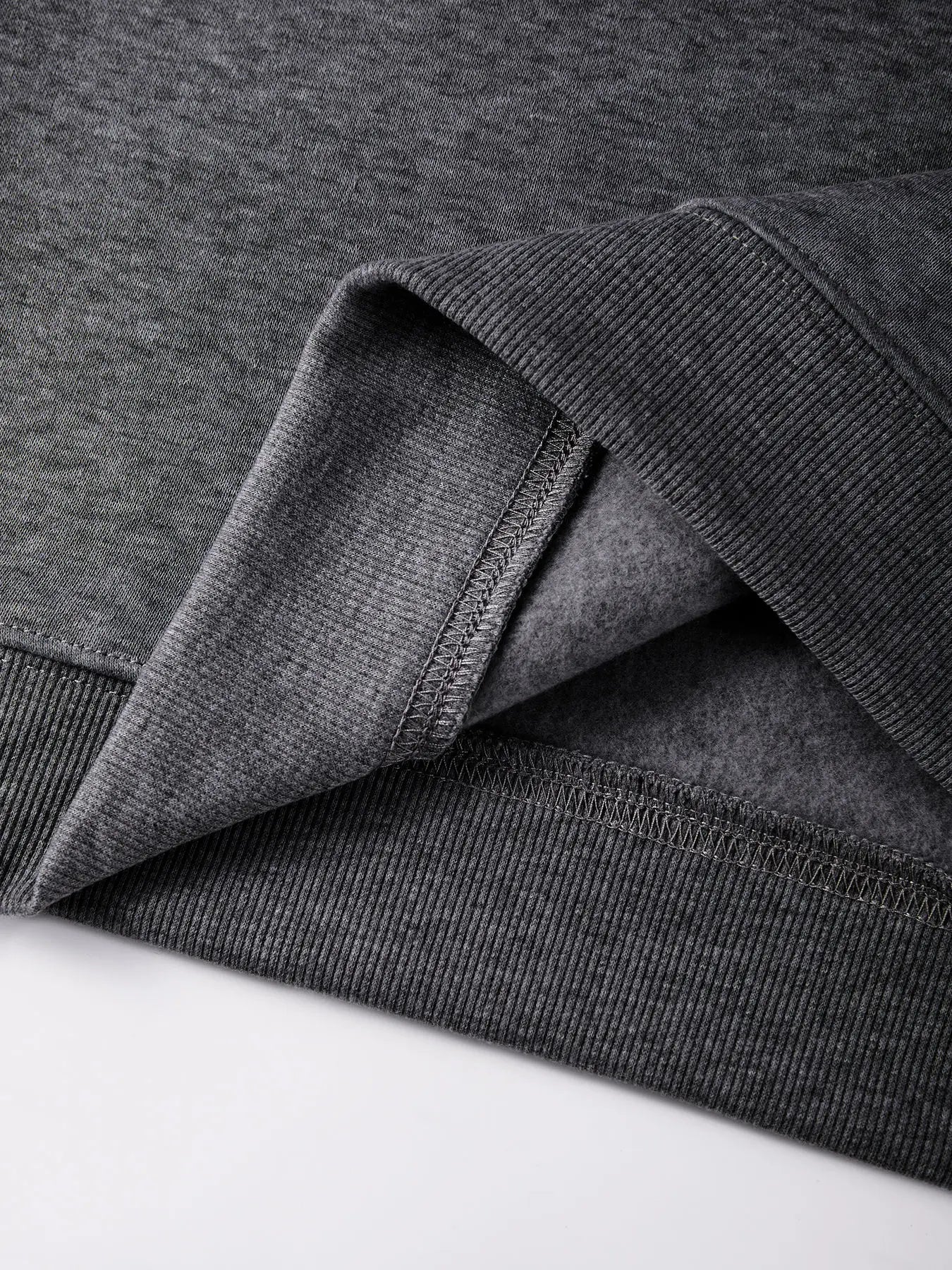 Men'S Solid Sweatshirts Autumn Winter Loose Fleece Soft Hoodies Basics Crewneck Warm Sportswears Street Casual Mens Clothes