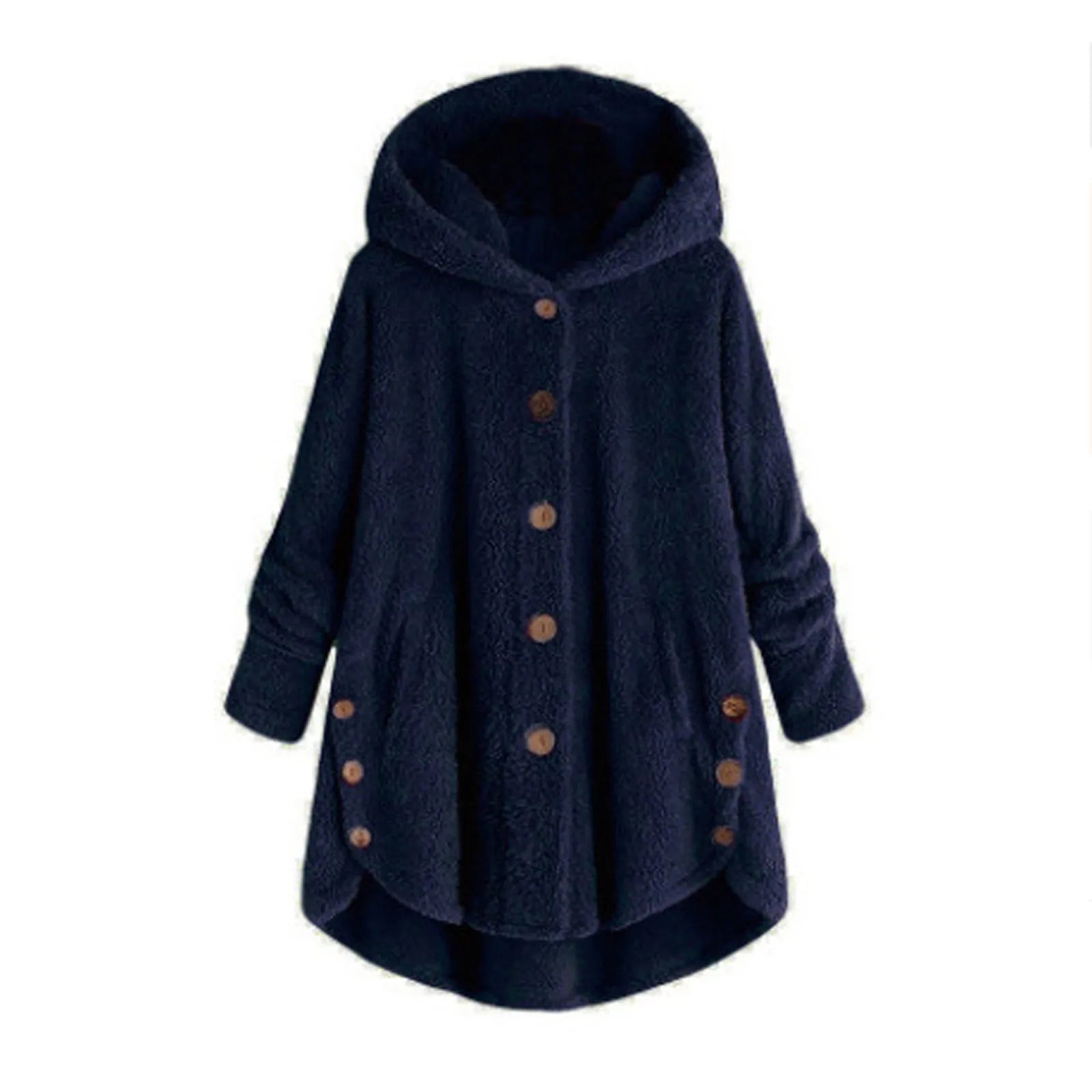 Plush Wool Blend Winter Coat