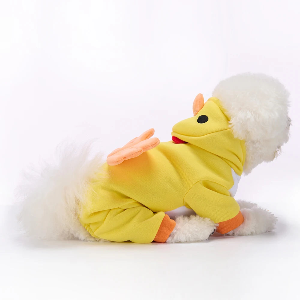 Yellow Chicken Pet Holiday Costume