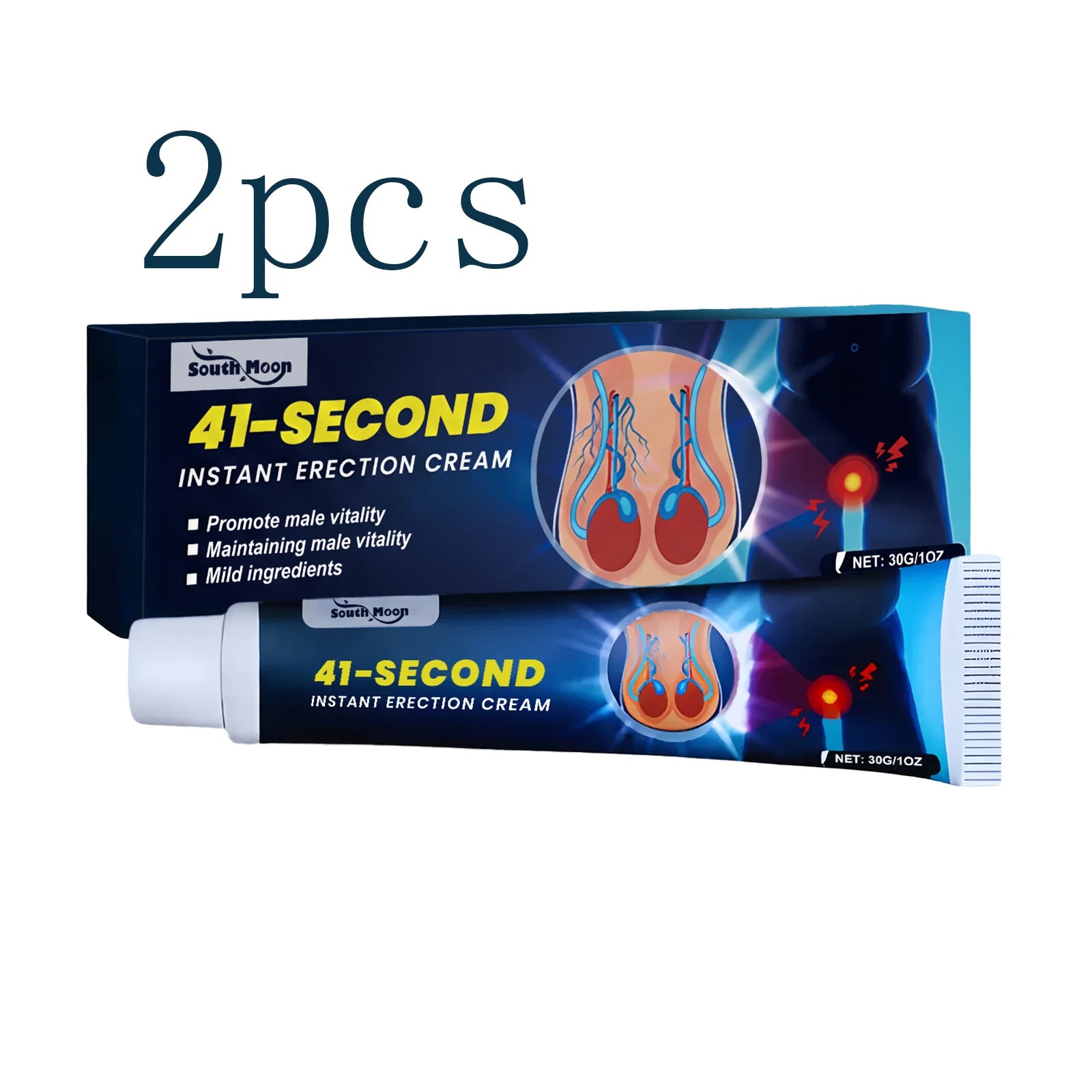 Men's Care Cream, with mild ingredients to comfort and care for men’s body, external topical care cream for daily use.