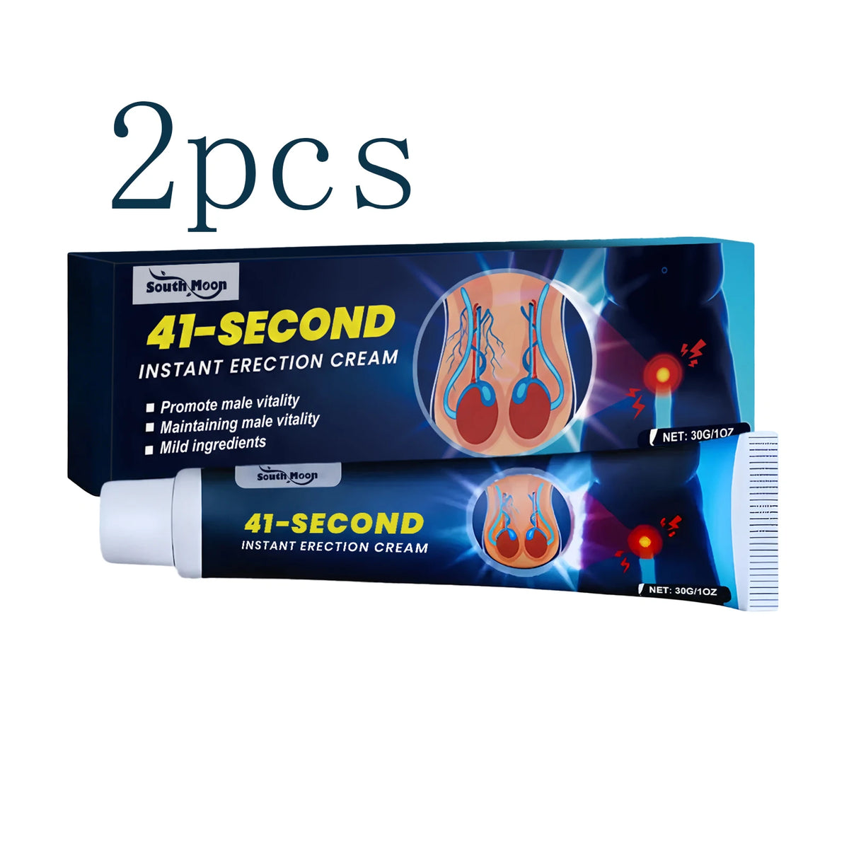 Men's Care Cream, with mild ingredients to comfort and care for men’s body, external topical care cream for daily use.
