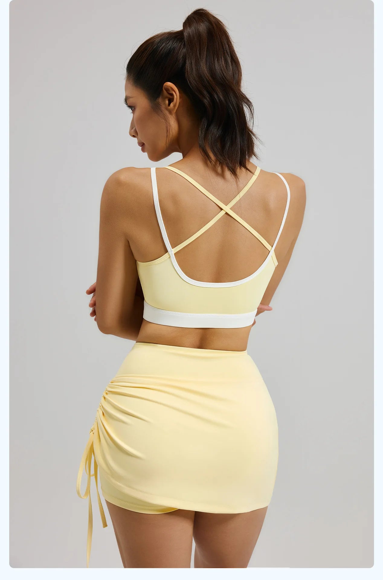 High Elastic Sports Skirt Shorts