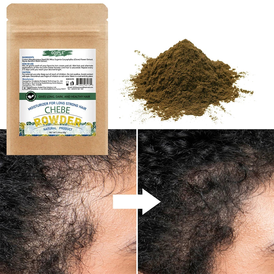 Hair Care 5pcs Rosemary & Chebe Oil Men and Women Dry Frizzy Hair Moisturize Nourish Products Chebe Butter & Powder with Serum