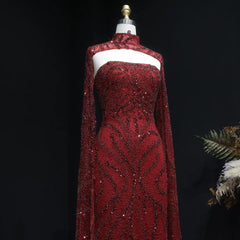 Sharon Said 2026 Luxury Evening Party Gowns Women' s Wedding Prom Dresses with Flowing Sleeves Elegant Mermaid SS663 Customized