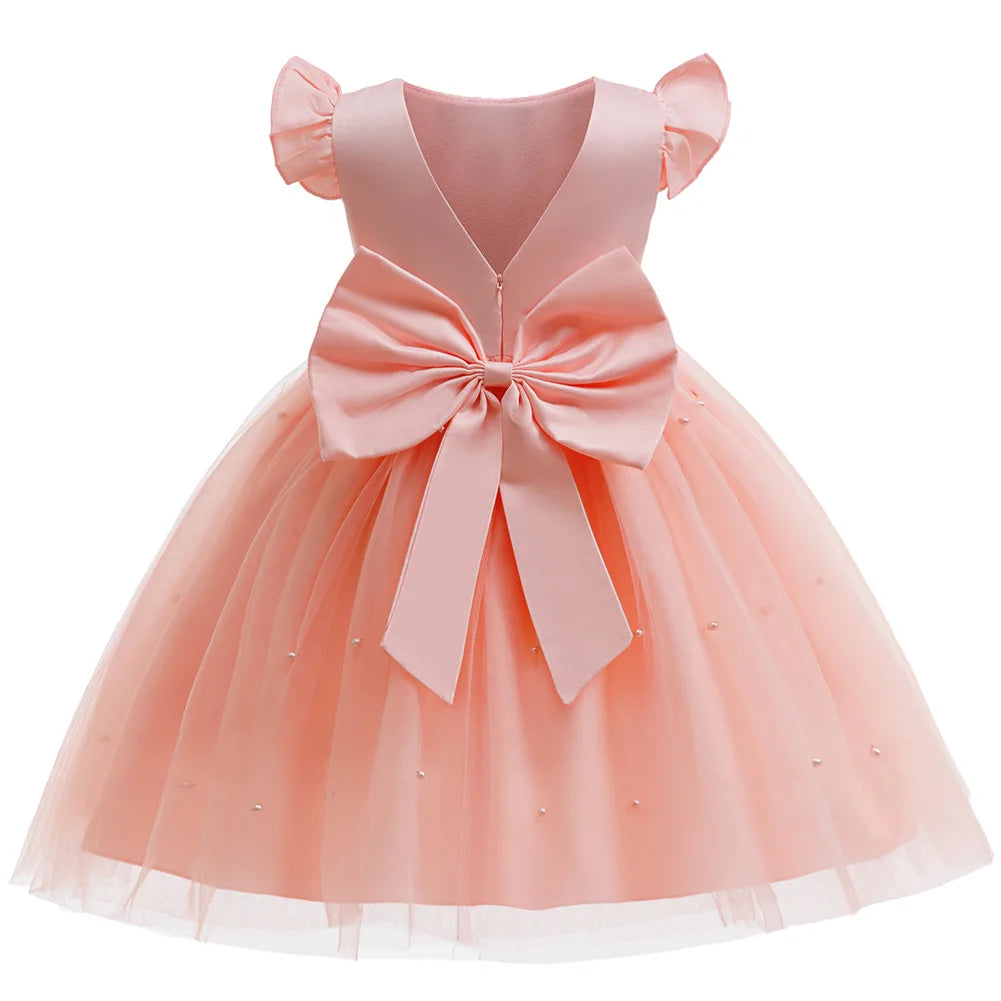 Elegant Bow Princess Party Dress