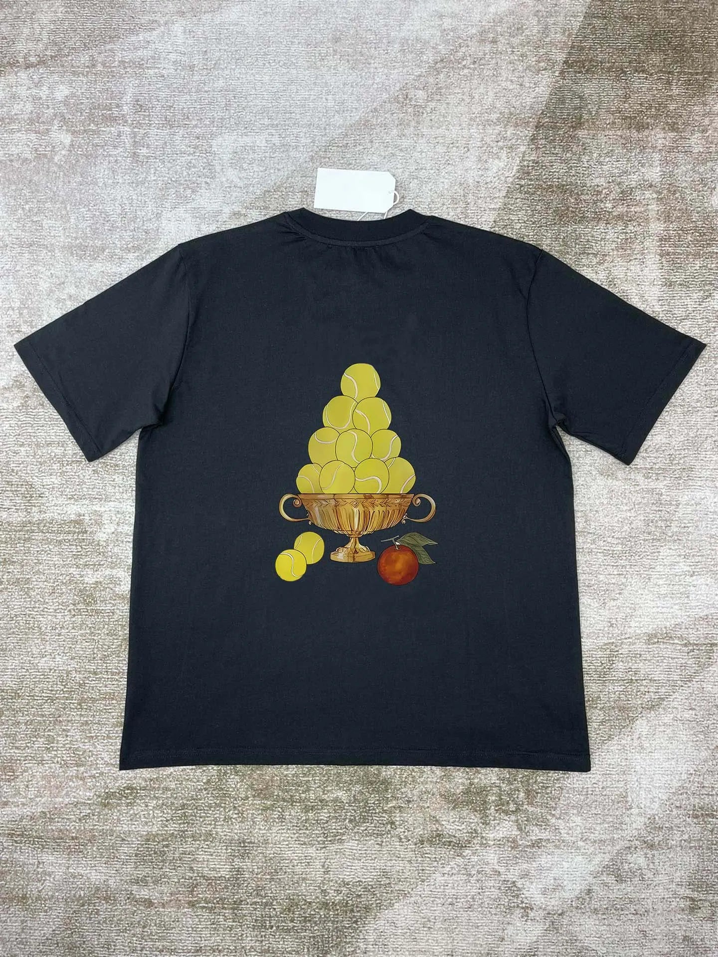 Oversized Fruit Logo Cotton Tee