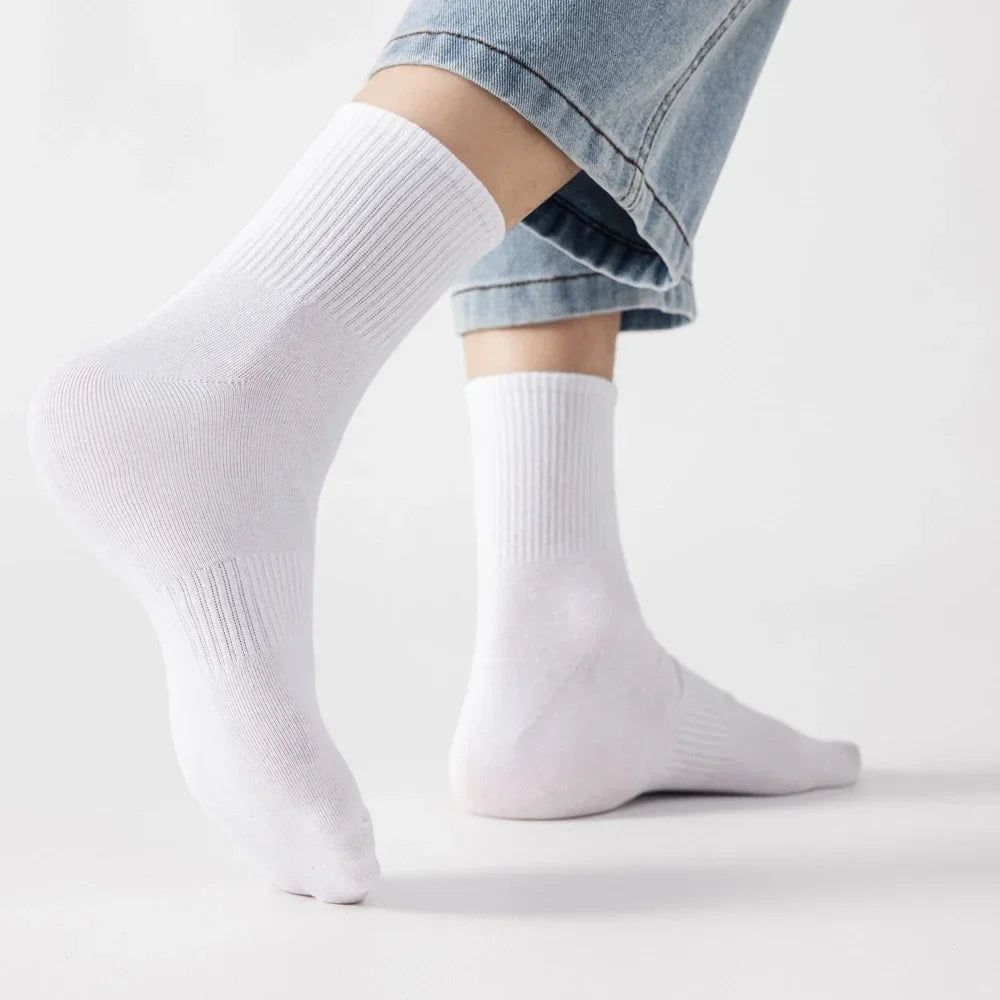 Plus Size Cotton Crew Socks