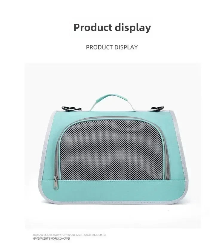 Pet Outing Portable Cat Dogs Handbag Summer Breathable Carrier Travel Puppy Kitten Single Shoulder Bag Pet Carrying Bag Supplie