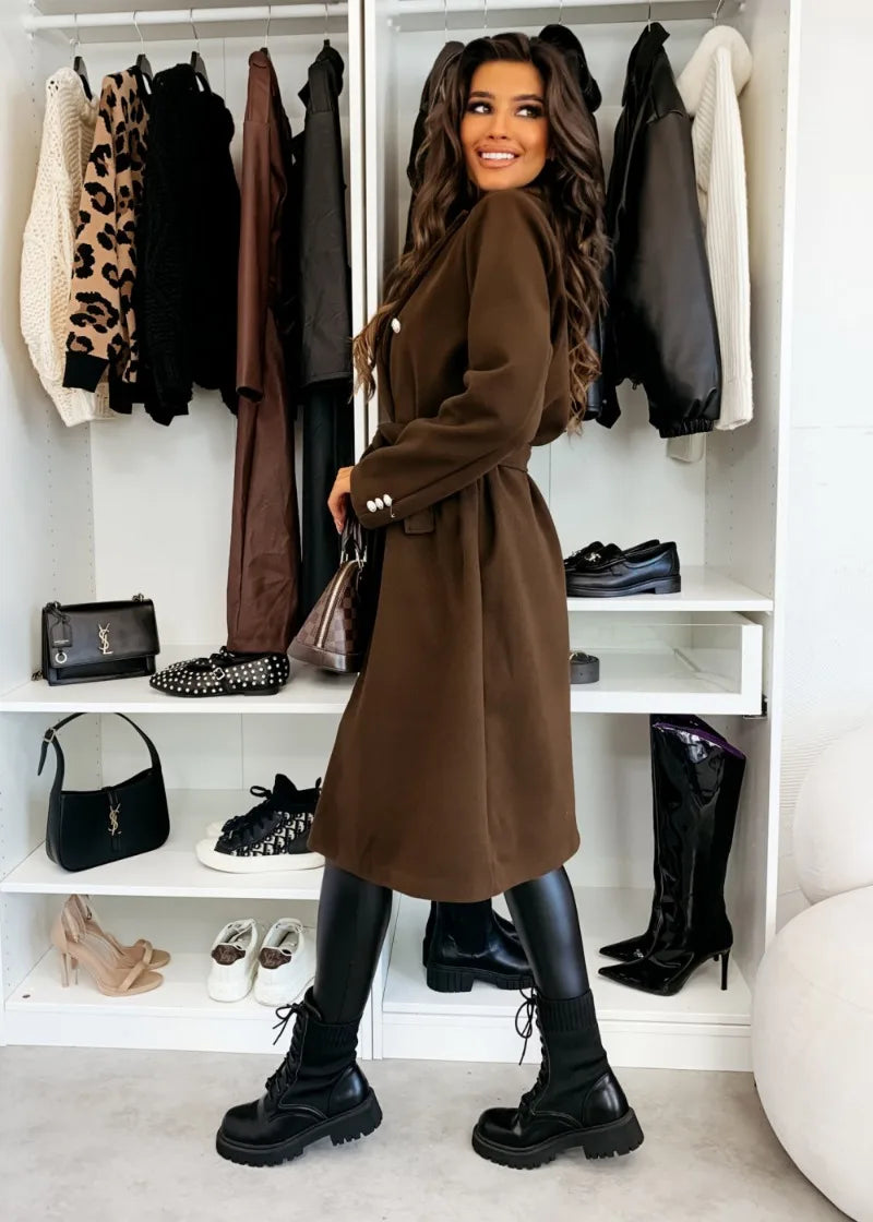 Vintage Double Breasted Wool Trench
