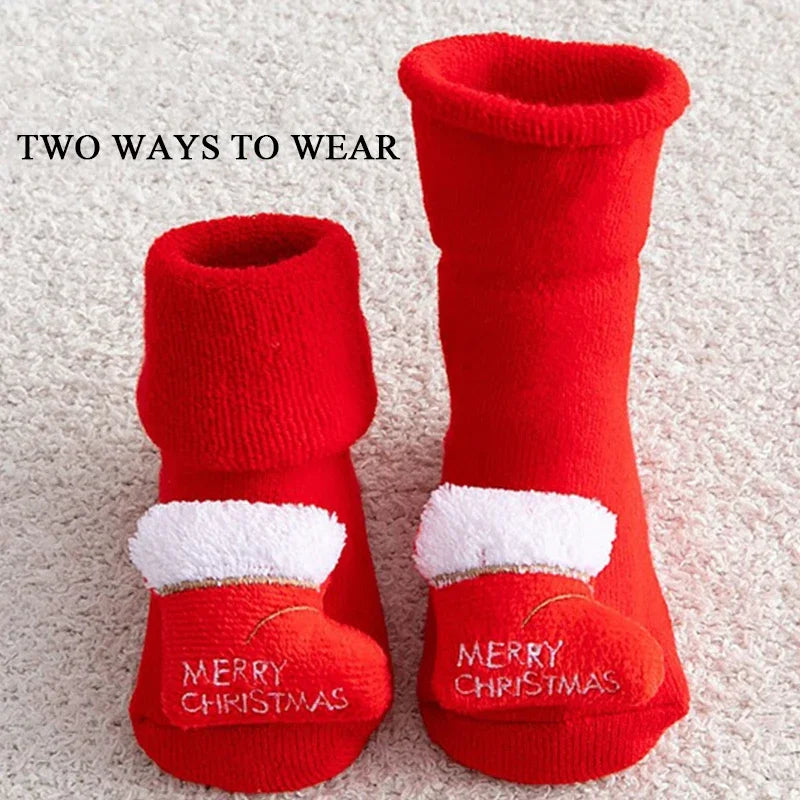TITLE: Winter Warmth Baby Grip Socks