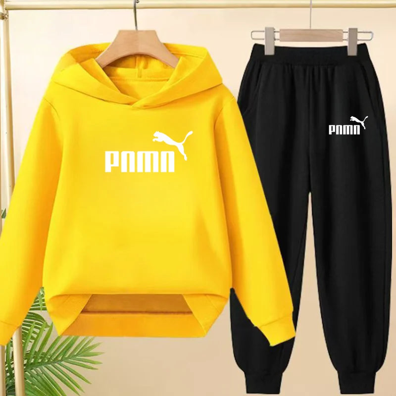 Cartoon Casual Kids Jogging Set