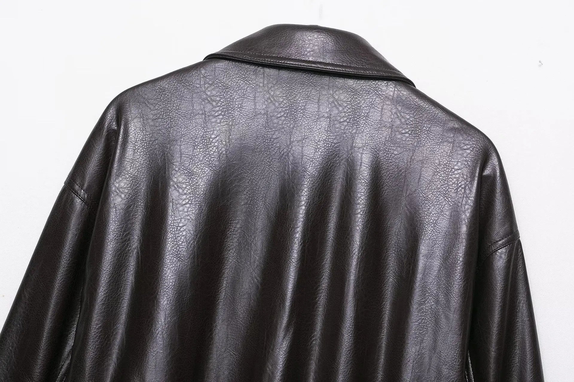 Faux Leather High Street Jacket