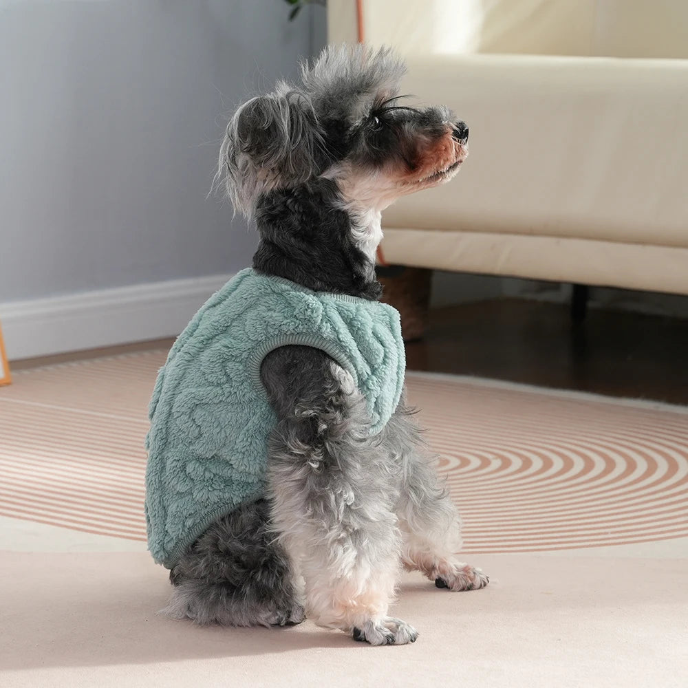 Soft Fleece Pet Vest Swater for Small Dogs Cats Autumn Winter Warm Puppy Clothes Pullover Chihuahua Rabbit Costume Pet Apparel