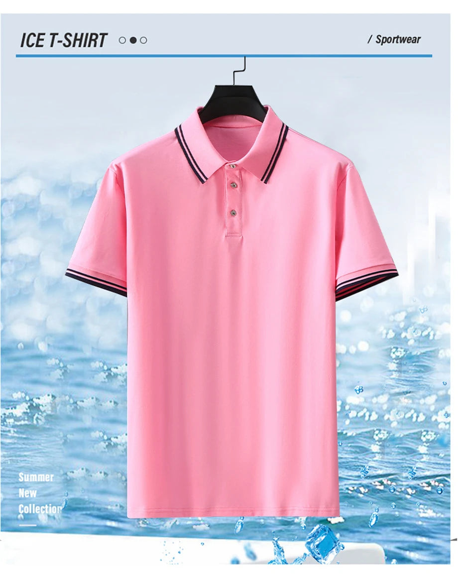 Extra Large Solid Summer Polo