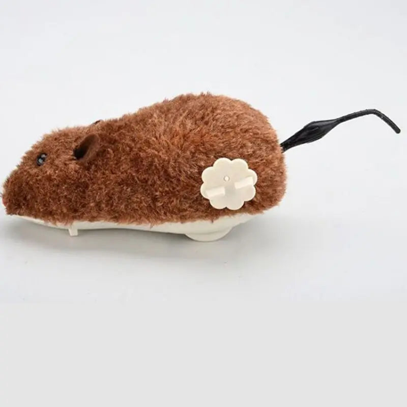 Lifelike Plush Running Mouse Toy