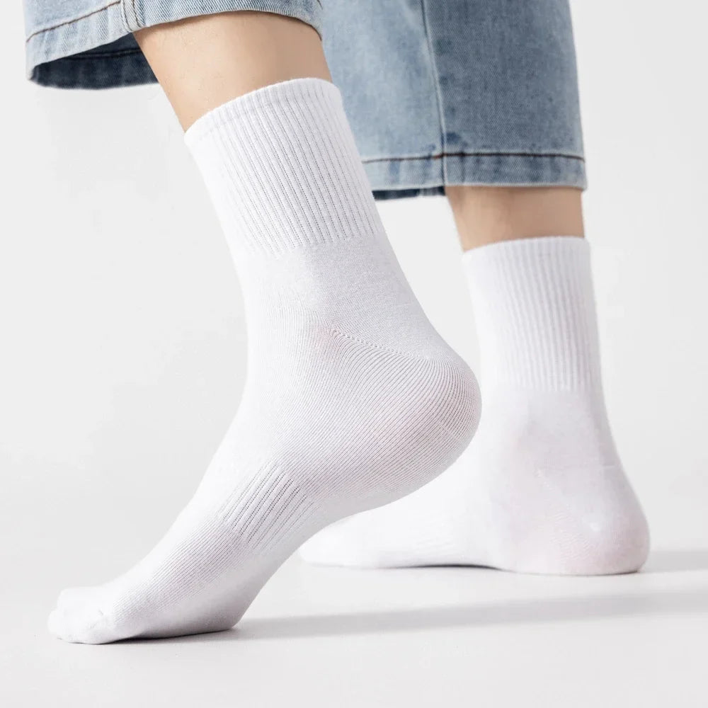 Plus Size Cotton Crew Socks