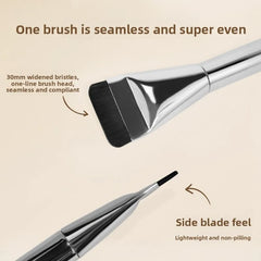 Ultra Thin Foundation Brush Makeup Mixing Palette with Spatula Flat Face Contour Brush Cosmetic Puff Blender Beauty Makeup Tools