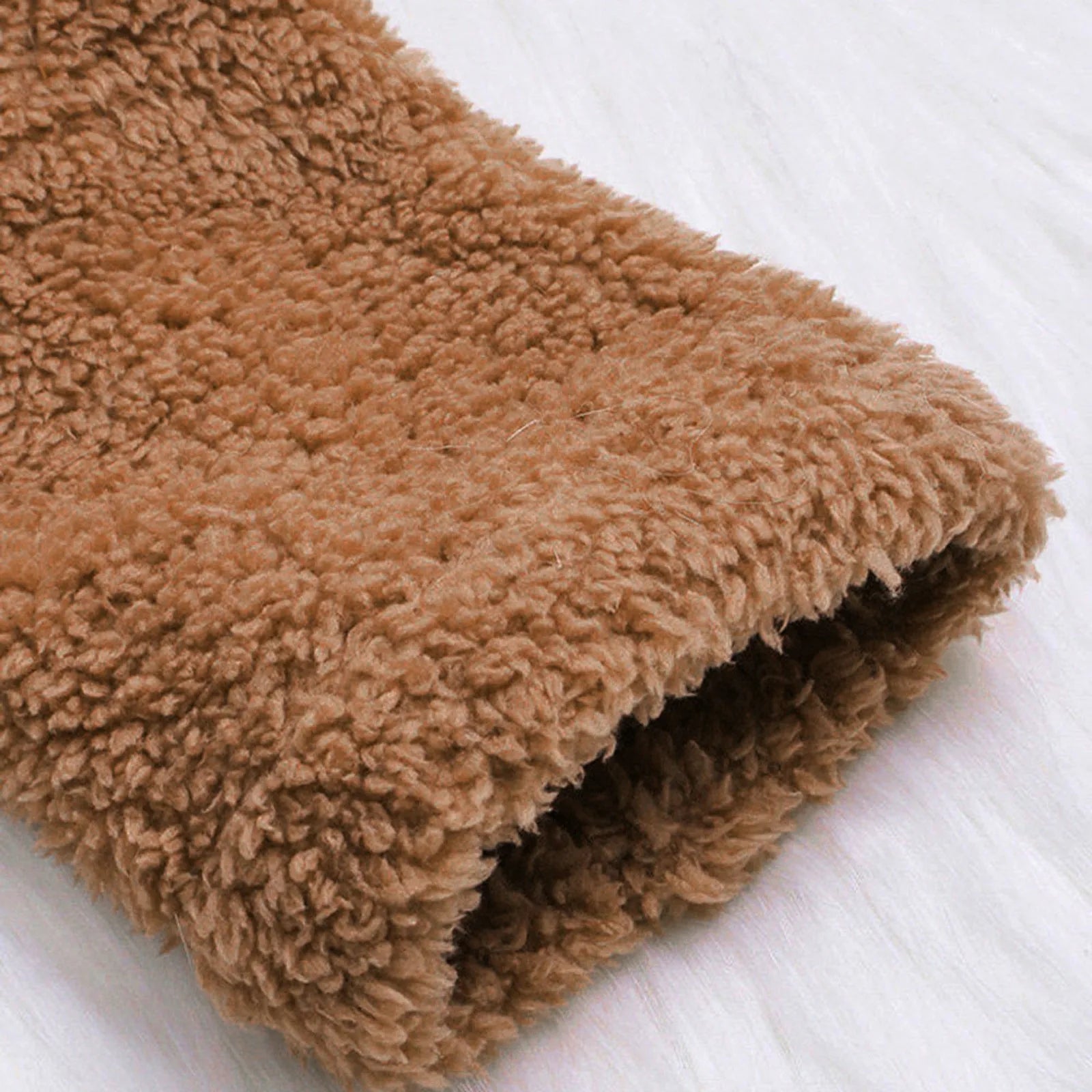 Plush Wool Blend Winter Coat